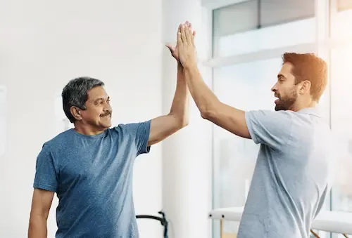 doctor-and-patient-is-having-good-time-after-recovary