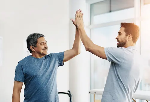 doctor-and-patient-is-having-good-time-after-recovary