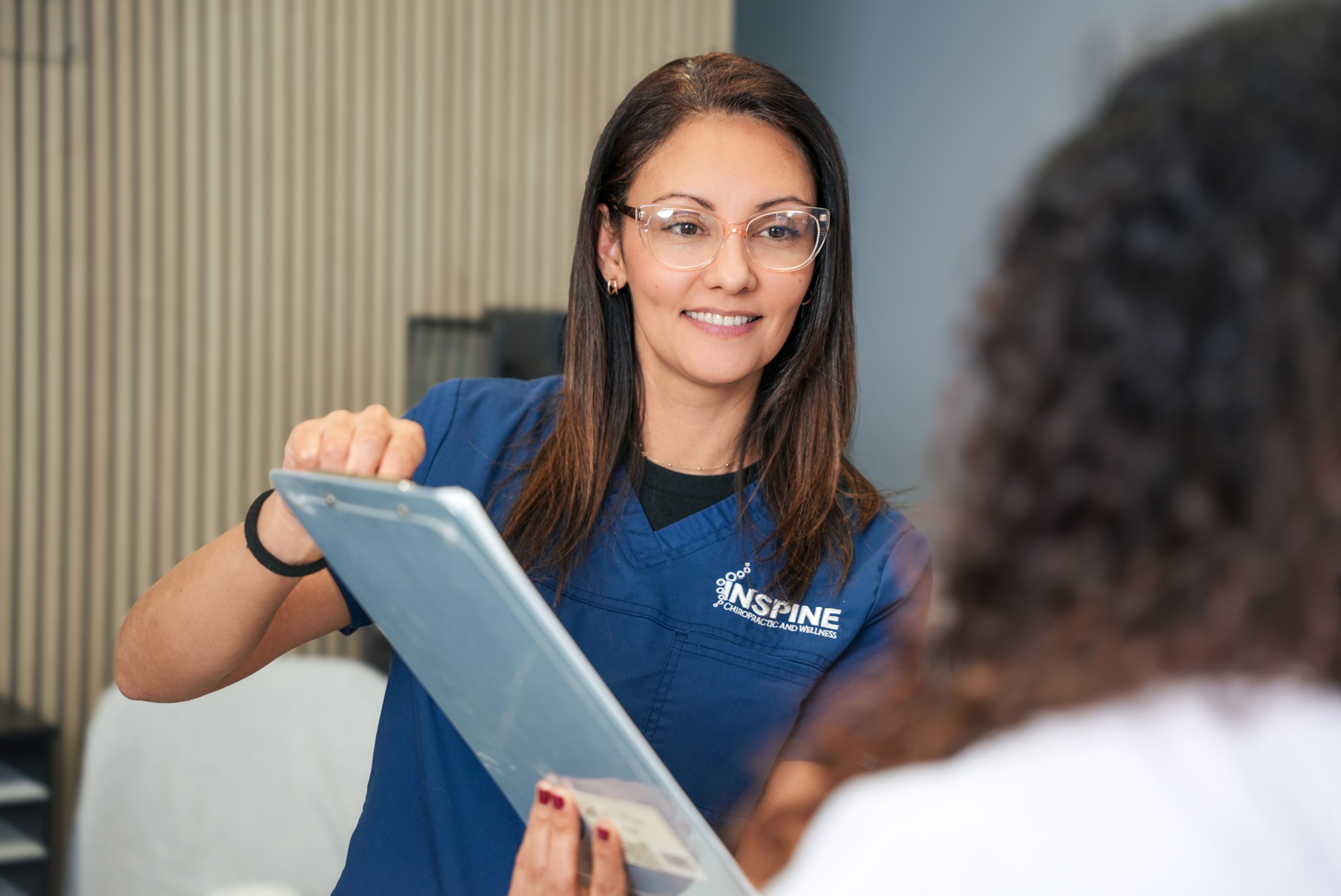 Inspine Chiropractic team providing neck pain care in Calhoun GA